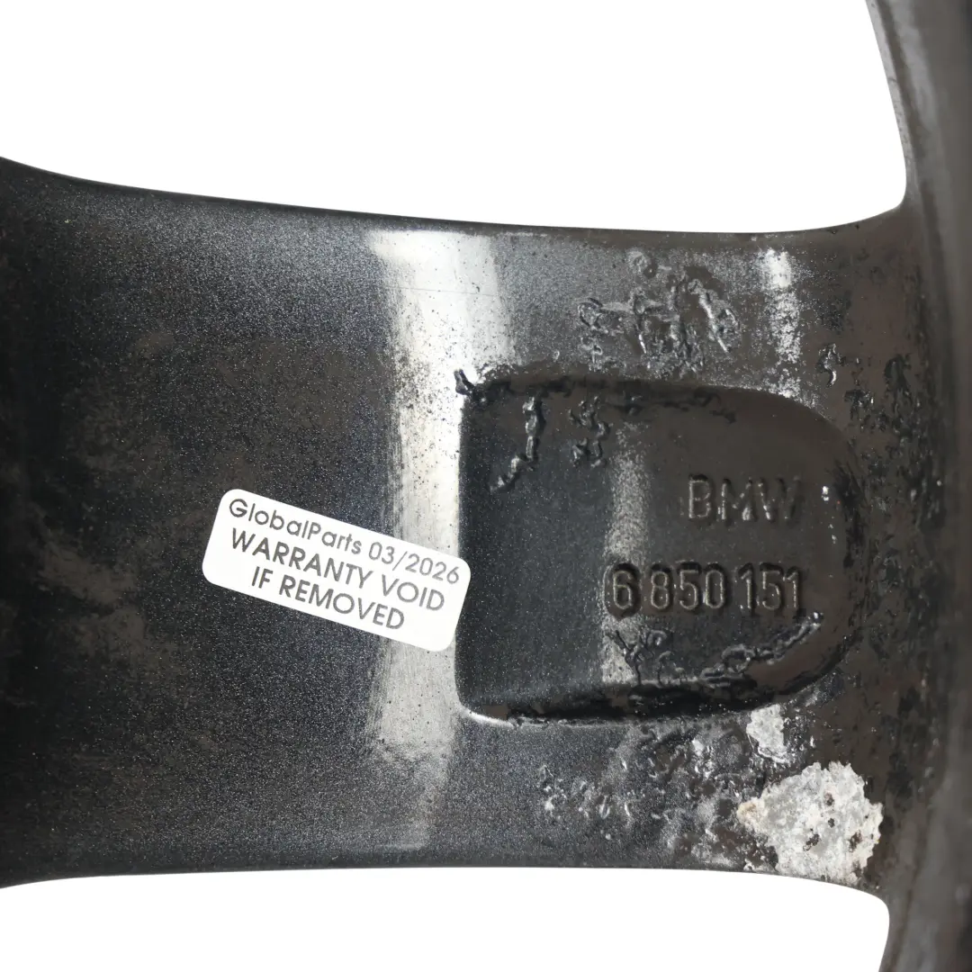 BMW F20 F21 F22 Graue Leichtmetallfelge 17" Sternspeiche 379 ET:43 7,5J - SKU 6850151-9 - Teilenummer 6850151