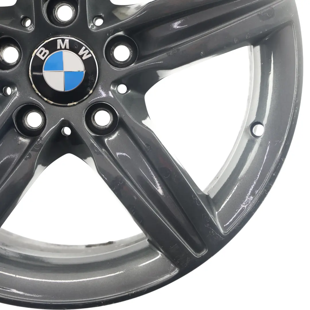 BMW F20 F21 F22 F23 Grey Alloy Wheel Rim 17" Star Spoke 379 ET:43 7,5J - SKU 6850151-9 - Part number 6850151