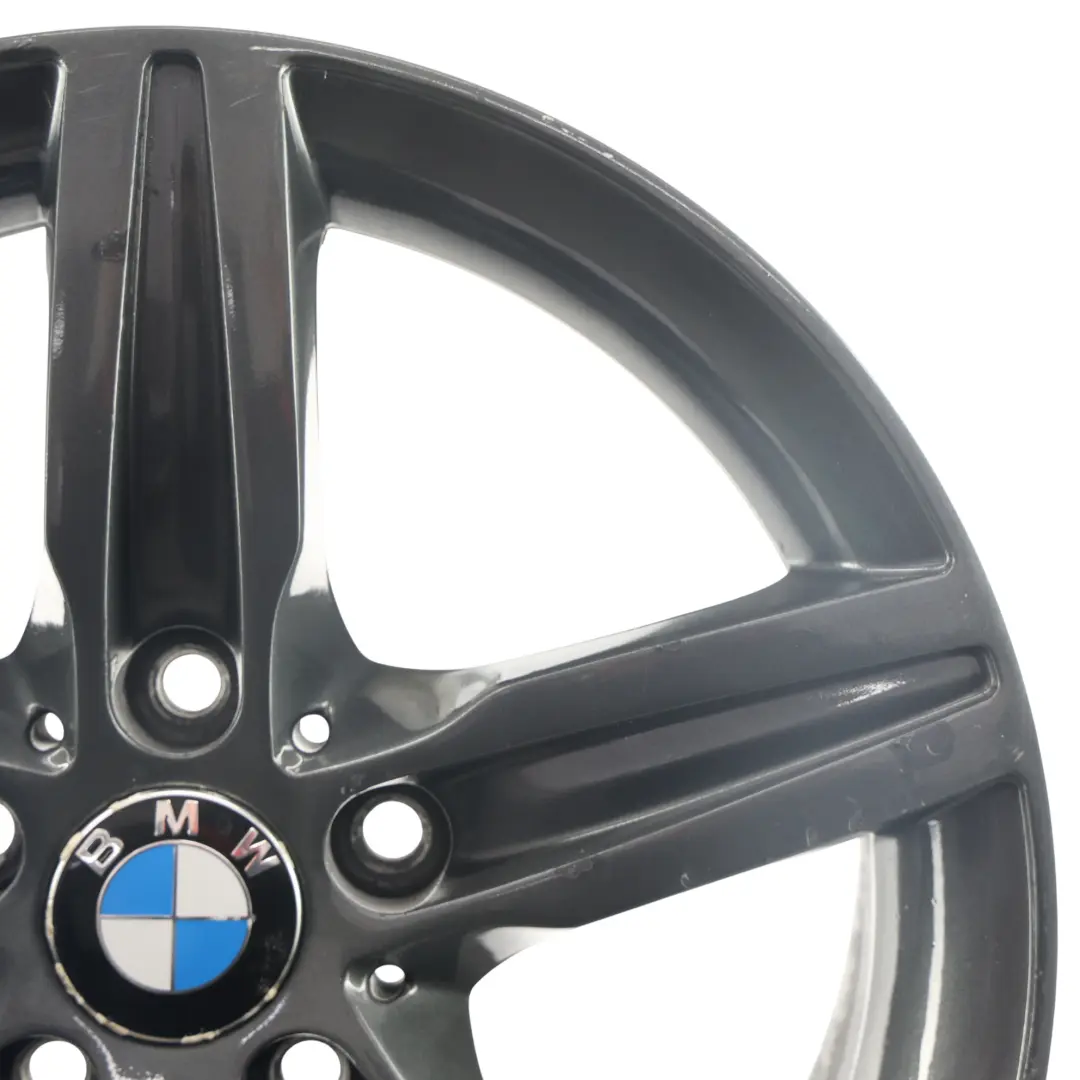 BMW F20 F21 F22 Graue Leichtmetallfelge 17" Sternspeiche 379 ET:43 7,5J - SKU 6850151-9 - Teilenummer 6850151