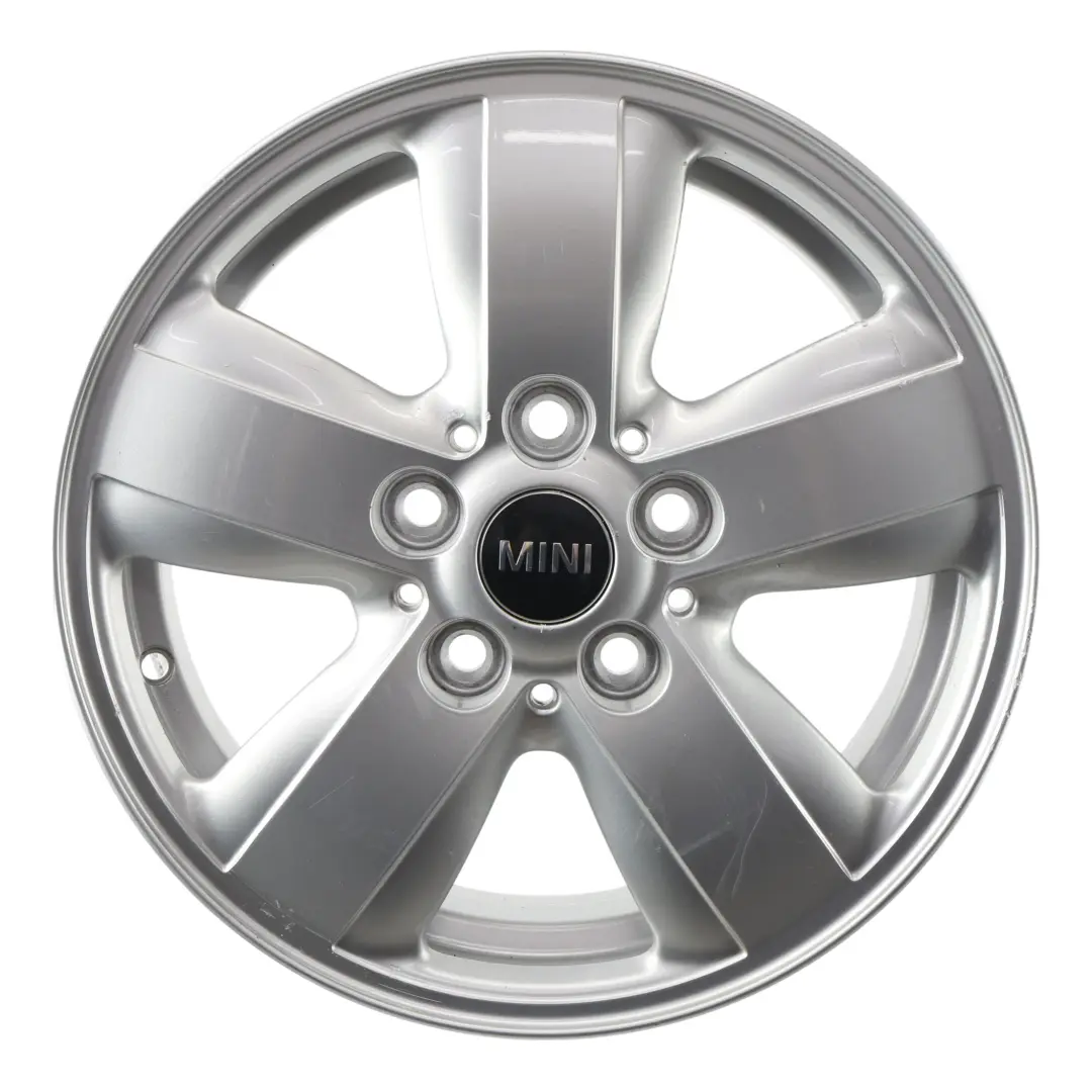 Alloy Rim 15" 5,5J ET:46 Heli Spoke 492 to Mini Cooper One F55 F56 F57 Wheel with Part number 6855101 Mini Cooper One F55 F56 F57 Wheel Alloy Rim 15" 5,5J ET:46 Heli Spoke 492 - SKU 6855101-3 - Part number 6855101