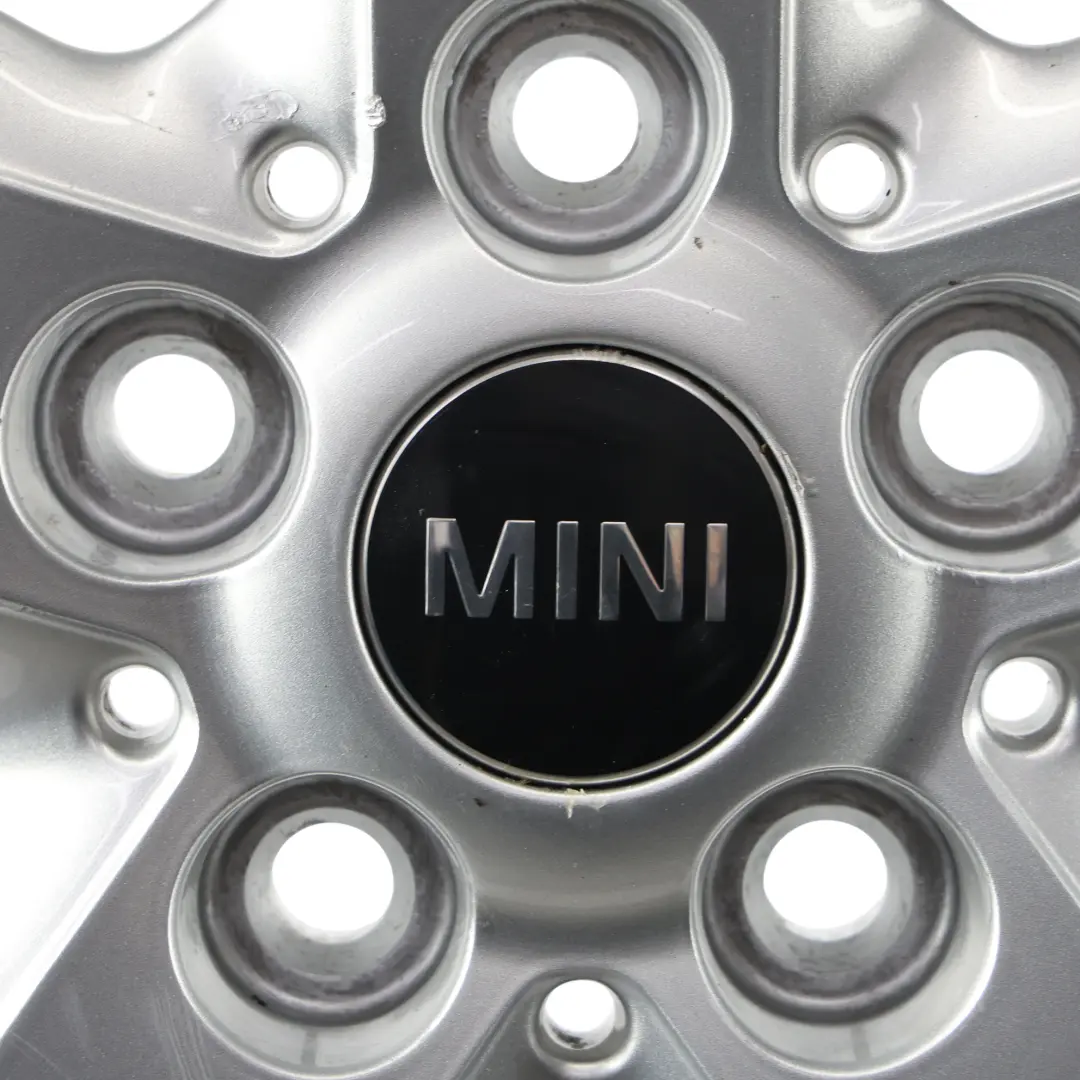 Alloy Rim 15" 5,5J ET:46 Heli Spoke 492 to Mini Cooper One F55 F56 F57 Wheel with Part number 6855101 Mini Cooper One F55 F56 F57 Wheel Alloy Rim 15" 5,5J ET:46 Heli Spoke 492 - SKU 6855101-3 - Part number 6855101