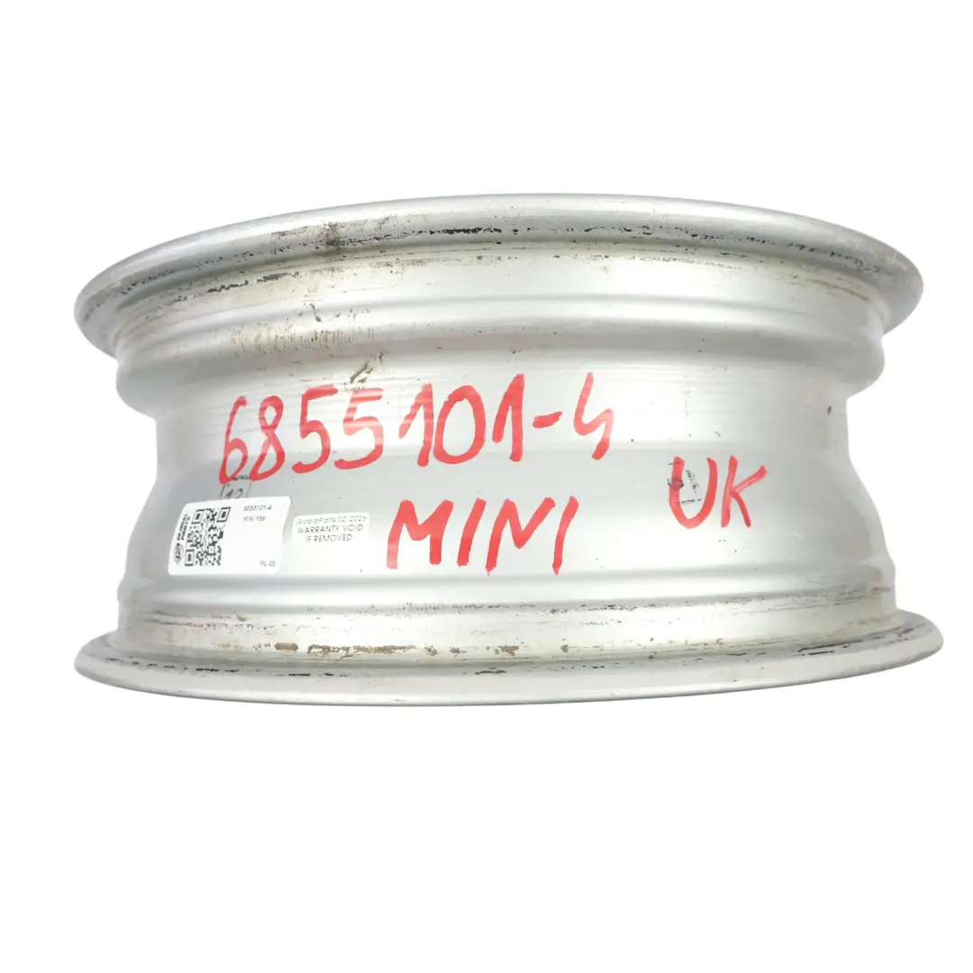 Alloy Rim 15" 5,5J ET:46 Heli Spoke 492 to Mini Cooper One F55 F56 F57 Wheel with Part number 6855101 Mini Cooper One F55 F56 F57 Wheel Alloy Rim 15" 5,5J ET:46 Heli Spoke 492 - SKU 6855101-4 - Part number 6855101