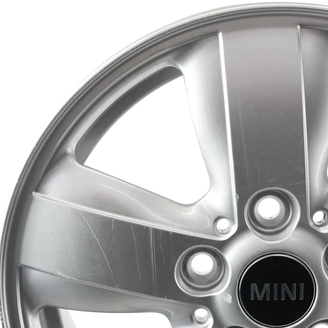 Alloy Rim 15" 5,5J ET:46 Heli Spoke 492 to Mini Cooper One F55 F56 F57 Wheel with Part number 6855101 Mini Cooper One F55 F56 F57 Wheel Alloy Rim 15" 5,5J ET:46 Heli Spoke 492 - SKU 6855101-4 - Part number 6855101