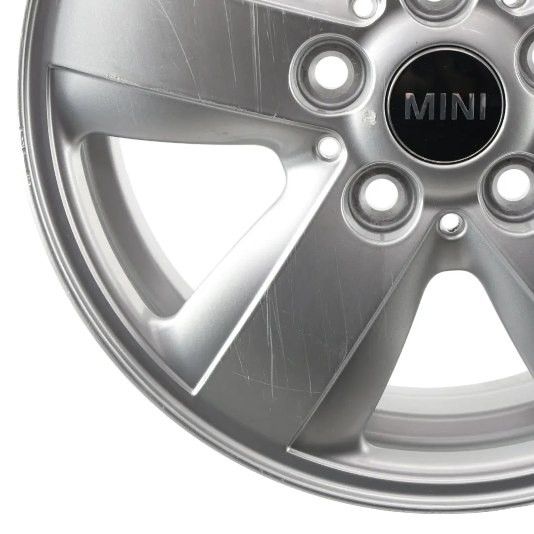 Alloy Rim 15" 5,5J ET:46 Heli Spoke 492 to Mini Cooper One F55 F56 F57 Wheel with Part number 6855101 Mini Cooper One F55 F56 F57 Wheel Alloy Rim 15" 5,5J ET:46 Heli Spoke 492 - SKU 6855101-4 - Part number 6855101