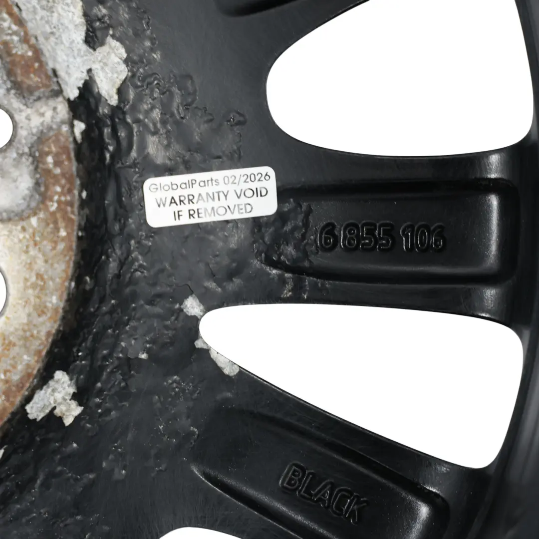 Mini Cooper One F55 F56 Cerchio in lega nero 16" 6,5J Victory Spoke 495 ET:54 - SKU 6855106-1 - Numero di parte 6855106