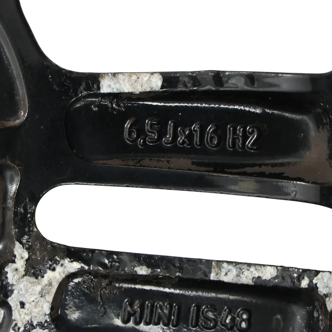Llanta De Aleación Negra 16" 6,5J 6-Star Twin Spoke 119 para Mini Cooper R55 R56 R57 con número de pieza 6856969 Mini Cooper R55 R56 R57 Llanta De Aleación Negra 16" 6,5J 6-Star Twin Spoke 119 - SKU 6856969-1 - Número de pieza 6856969