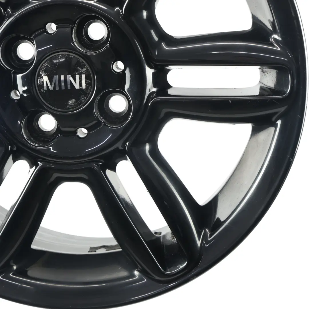 Schwarz Felge 16" 6,5J 6-Stern Doppelspeiche 119 für Mini Cooper R55 R56 R57 mit Teilenummer 6856969 Mini Cooper R55 R56 R57 Schwarz Felge 16" 6,5J 6-Stern Doppelspeiche 119 - SKU 6856969-1 - Teilenummer 6856969
