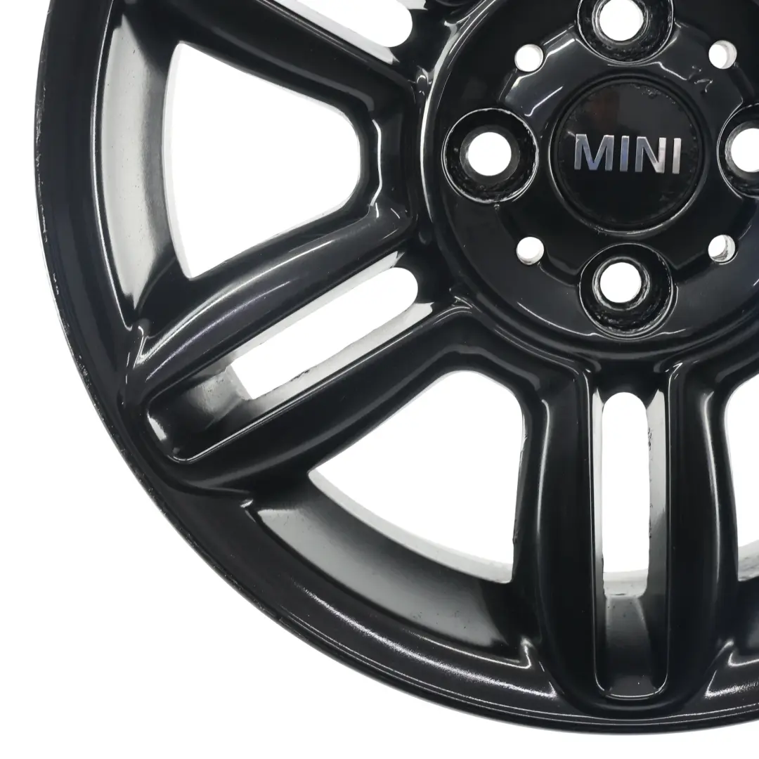 Mini Cooper R55 R56 R57 Schwarz Felge 16" 6,5J 6-Stern Doppelspeiche 119 - SKU 6856969-2 - Teilenummer 6856969