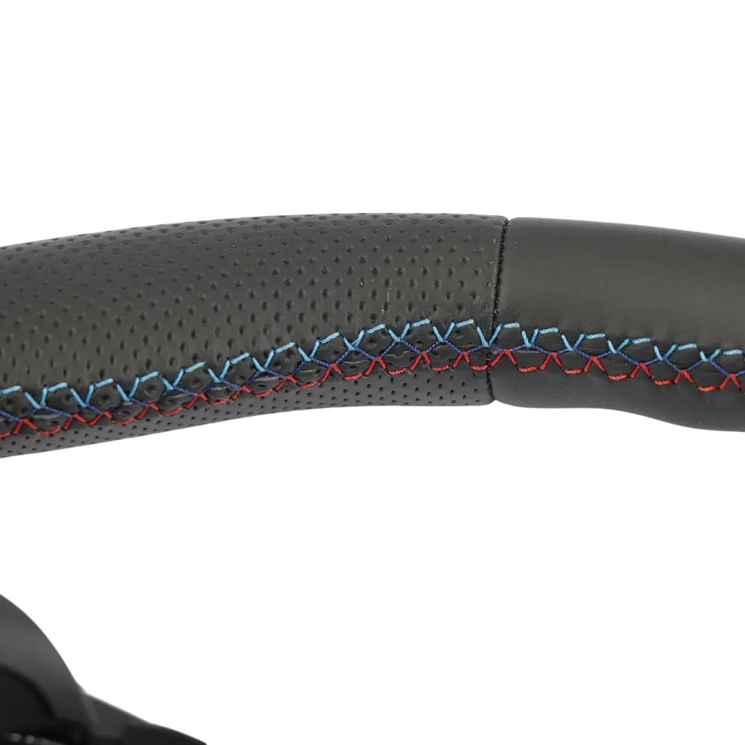 Leather Sport Steering Wheel M-tricolored to BMW F45 F46 X1 F48 X2 F39 NEW Black with Part number 6860357 BMW F45 F46 X1 F48 X2 F39 NEW Black Leather Sport Steering Wheel M-tricolored - SKU 6860357-1 - Part number 6860357