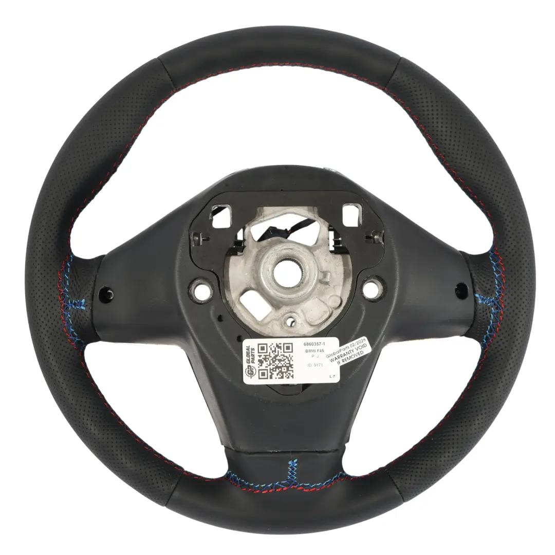BMW F45 F46 X1 F48 X2 F39 NEW Black Leather Sport Steering Wheel M-tricolored - SKU 6860357-1 - Part number 6860357 