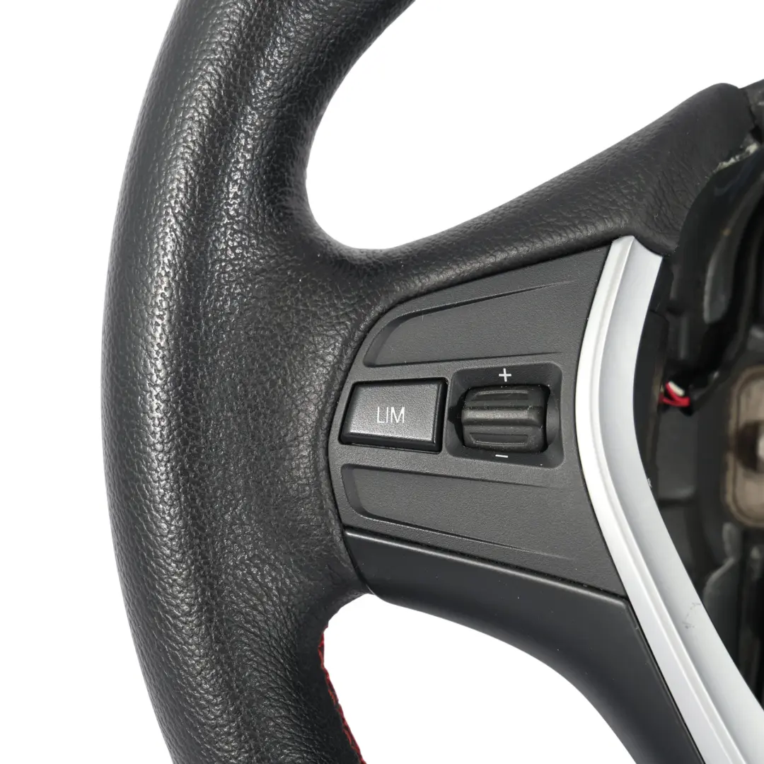 BMW F20 F21 F30 F31 Black Leather Sport Steering Wheel Red Thread Multifunction - SKU 6863346-4 - Part number 6863346