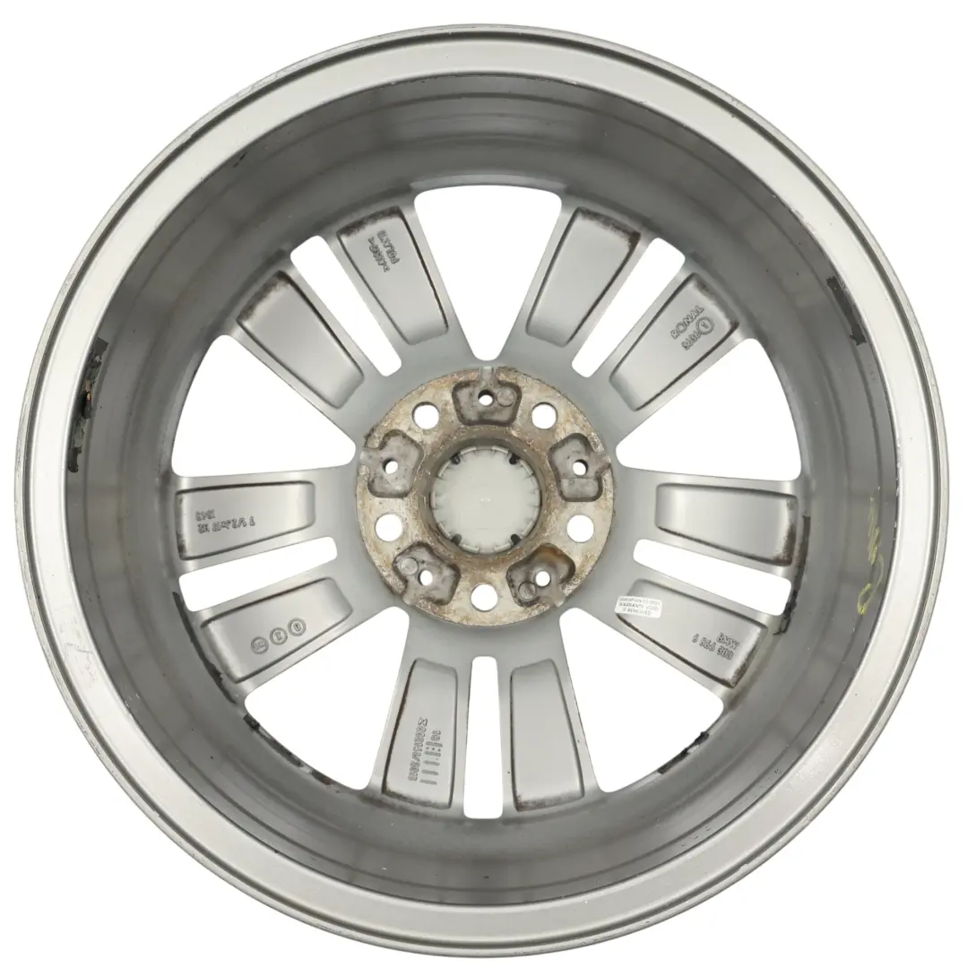 BMW F20 F21 F22 Silberne Leicht metall felge 17" Doppel speiche 655 ET:43 7,5J - SKU 6866303-5 - Teilenummer 6866303