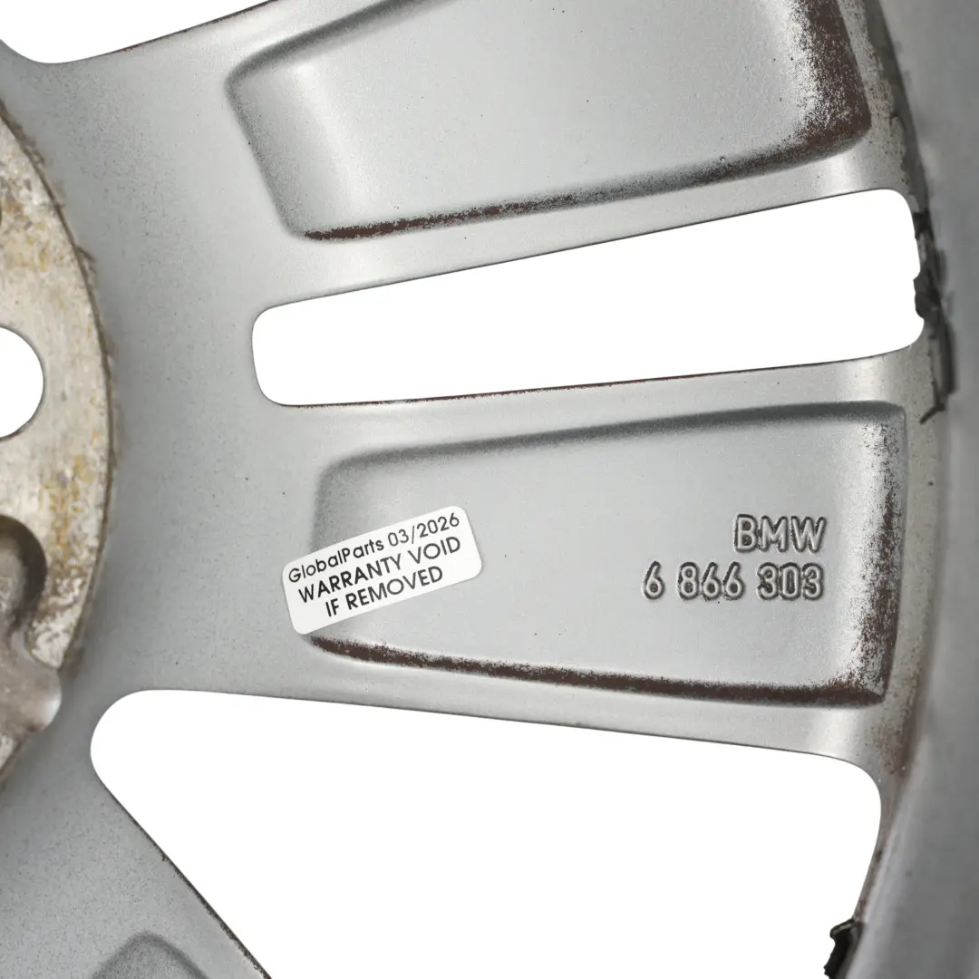 Alloy Rim 17" Double Spoke 655 ET:43 7,5J to BMW F20 F21 F22 F23 Silver Wheel with Part number 6866303 BMW F20 F21 F22 F23 Silver Wheel Alloy Rim 17" Double Spoke 655 ET:43 7,5J - SKU 6866303-5 - Part number 6866303