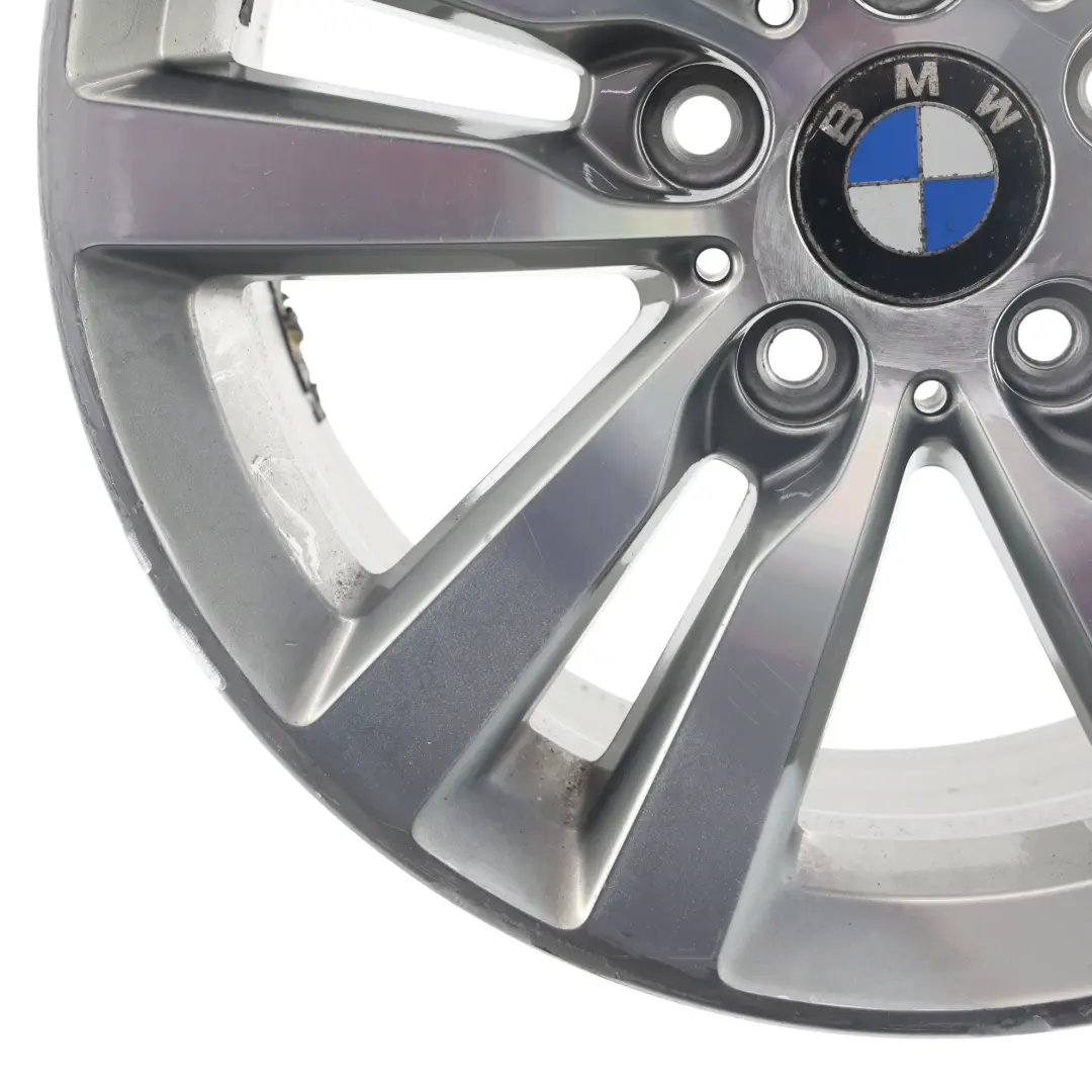 Silberne Leicht metall felge 17" Doppel speiche 655 ET:43 7,5J für BMW F20 F21 F22 mit Teilenummer 6866303 BMW F20 F21 F22 Silberne Leicht metall felge 17" Doppel speiche 655 ET:43 7,5J - SKU 6866303-5 - Teilenummer 6866303