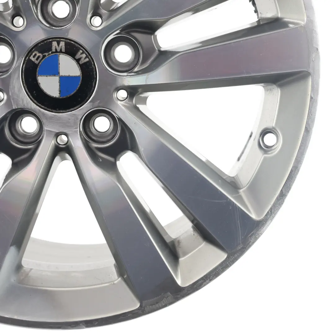 Silberne Leicht metall felge 17" Doppel speiche 655 ET:43 7,5J für BMW F20 F21 F22 mit Teilenummer 6866303 BMW F20 F21 F22 Silberne Leicht metall felge 17" Doppel speiche 655 ET:43 7,5J - SKU 6866303-5 - Teilenummer 6866303