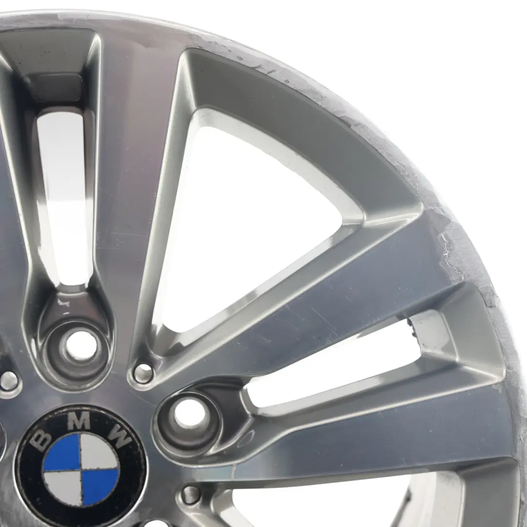 BMW F20 F21 F22 F23 Llanta de aleación plateada 17" Doble Radio 655 ET:43 7,5J - SKU 6866303-5 - Número de pieza 6866303