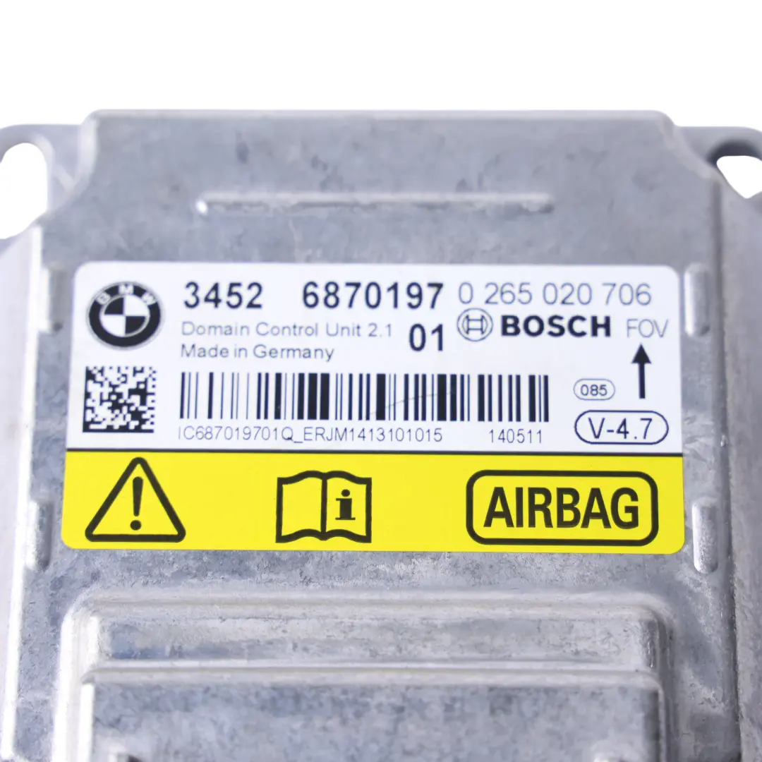 BMW X5 F15 X6 F16 Módulo De Aire ECU ICM Unidad De Control - SKU 6870197 - Número de pieza 6870197