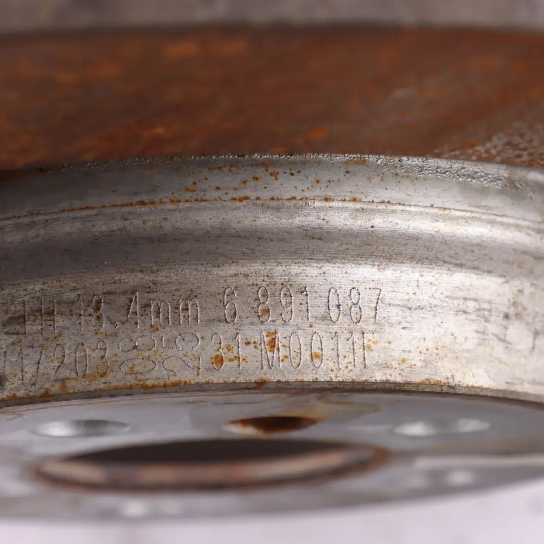 BMW F70 F74 X1 U11 M Sport Compound Brake Disc Set Rear Left Right N/O/S - SKU 6891087 - Part number 6891087