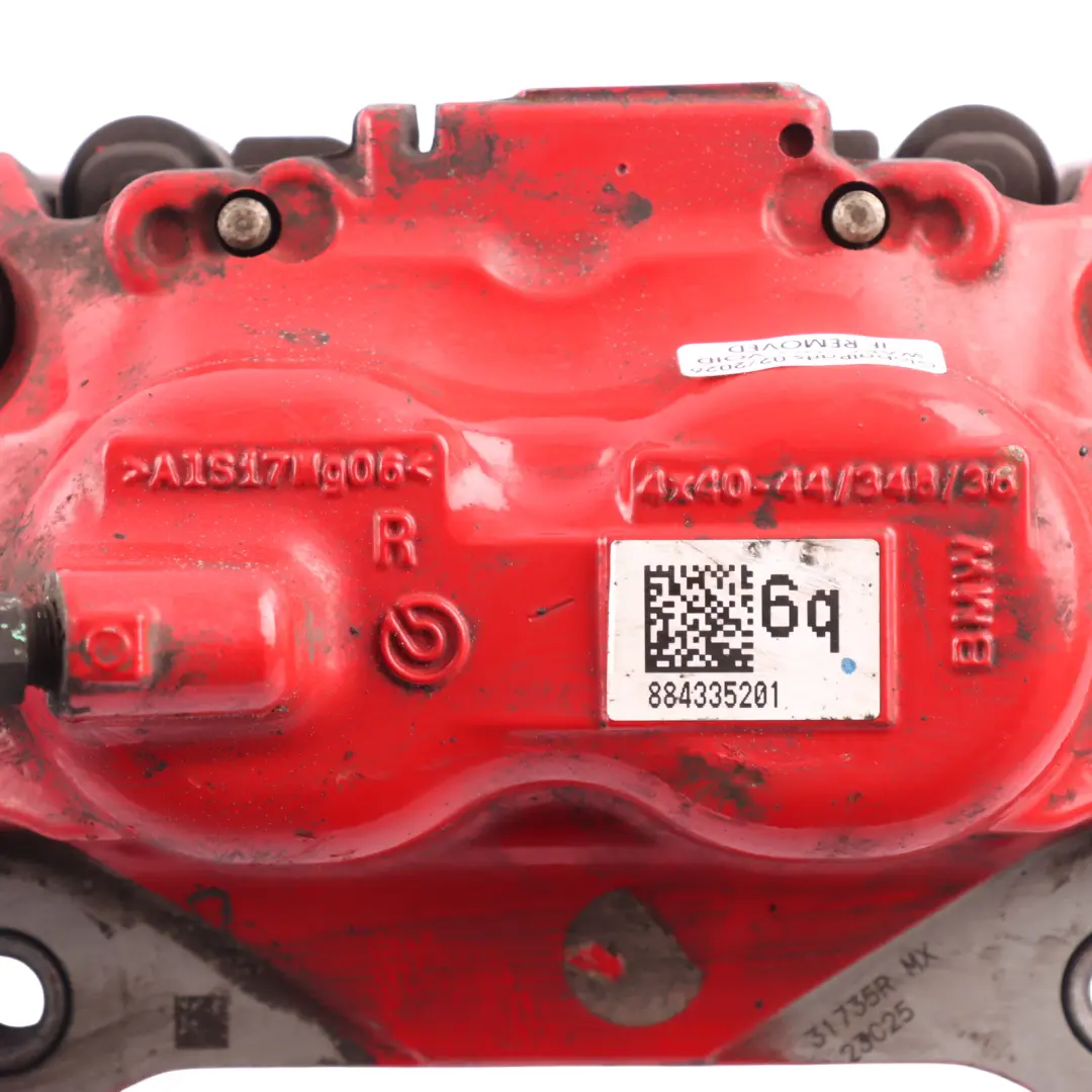 BMW G20 G22 Brake Caliper M Sport Front Right O/S Brake Housing Red 44/348/36 - SKU 6897348 - Part number 6897348