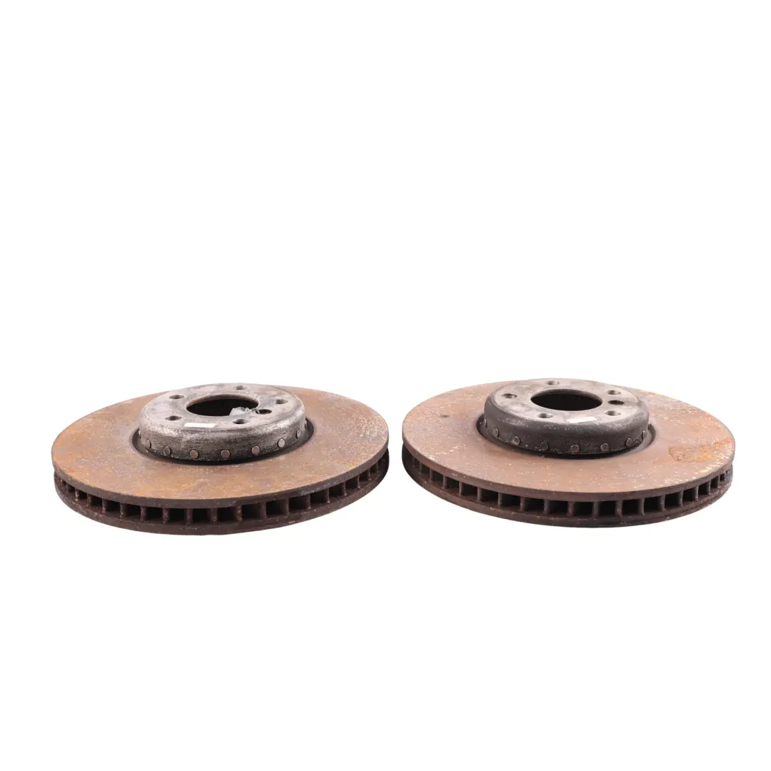 Brake Disc Set 348x36 Front Wheel Ventilated Left Right N/O/S Brembo to BMW F10 F12 with Part number 6898729 BMW F10 F12 Brake Disc Set 348x36 Front Wheel Ventilated Left Right N/O/S Brembo - SKU 6898729-1 - Part number 6898729