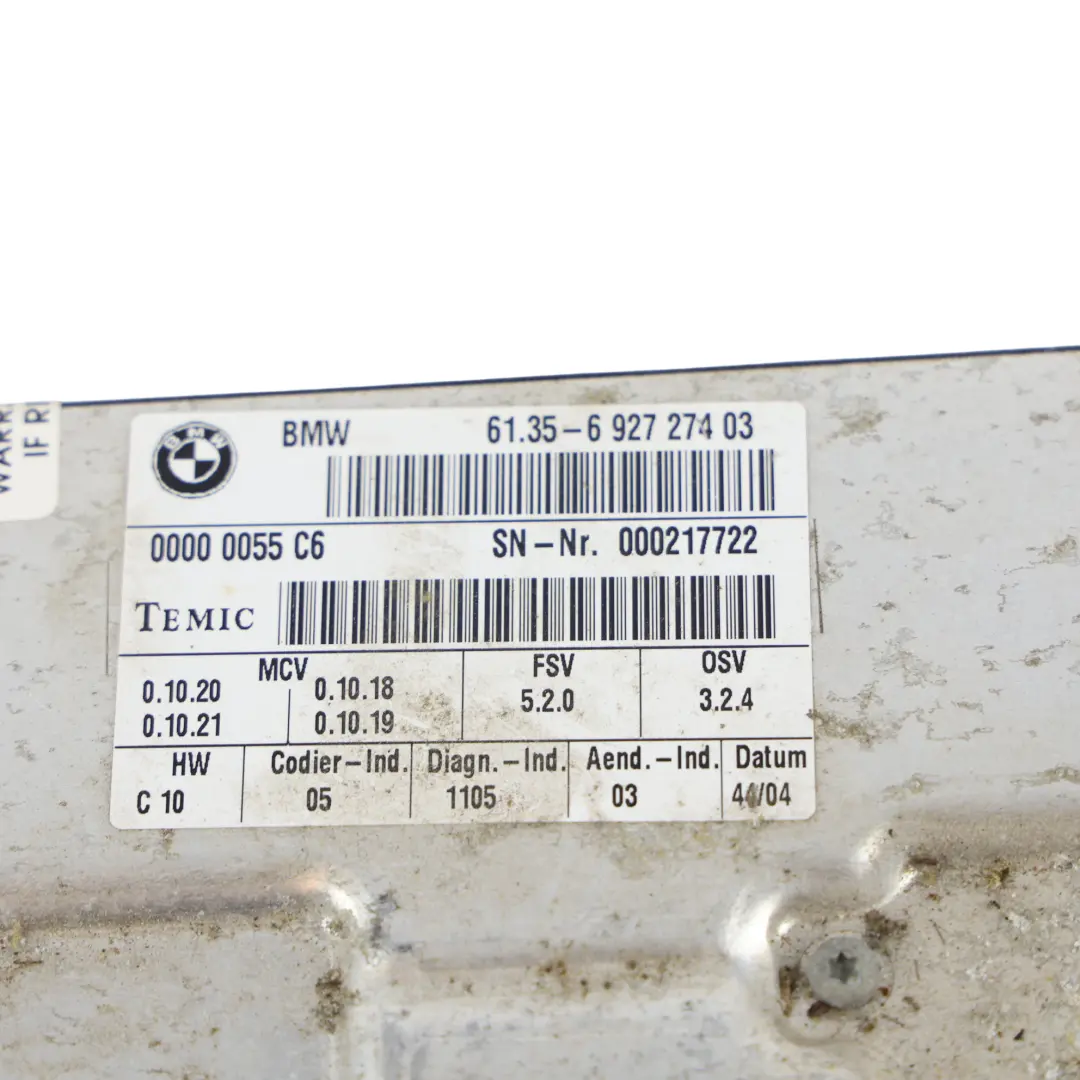 Sitz Modul Steuergerät ECU Vorne Links Rechts für BMW E60 E61 E65 E66 mit Teilenummer 6927274 BMW E60 E61 E65 E66 Sitz Modul Steuergerät ECU Vorne Links Rechts - SKU 6927274 - Teilenummer 6927274