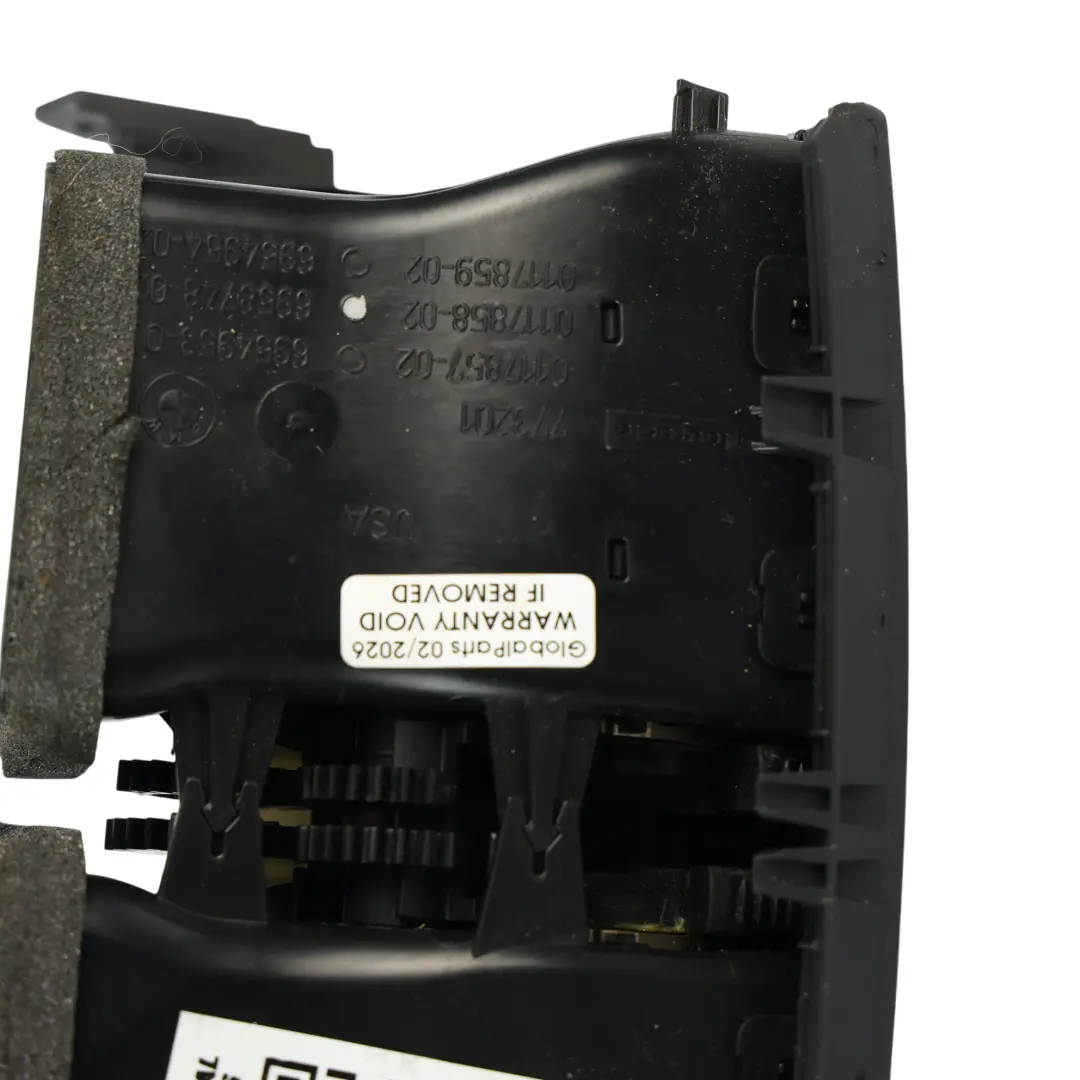  Ventilación BMW X5 E70 X6 E71 Embellecedor Rejilla Consola Central Negra - SKU 6954953 - Número de pieza 6954953