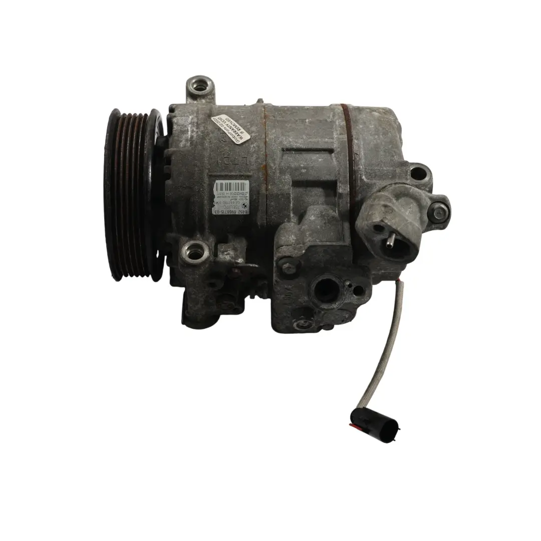 N52 Pompa Compressore Aria Condizionata per BMW E60 E63 E65 525i 630i con numero di parte 6956715 BMW E60 E63 E65 525i 630i N52 Pompa Compressore Aria Condizionata - SKU 6956715-1 - Numero di parte 6956715