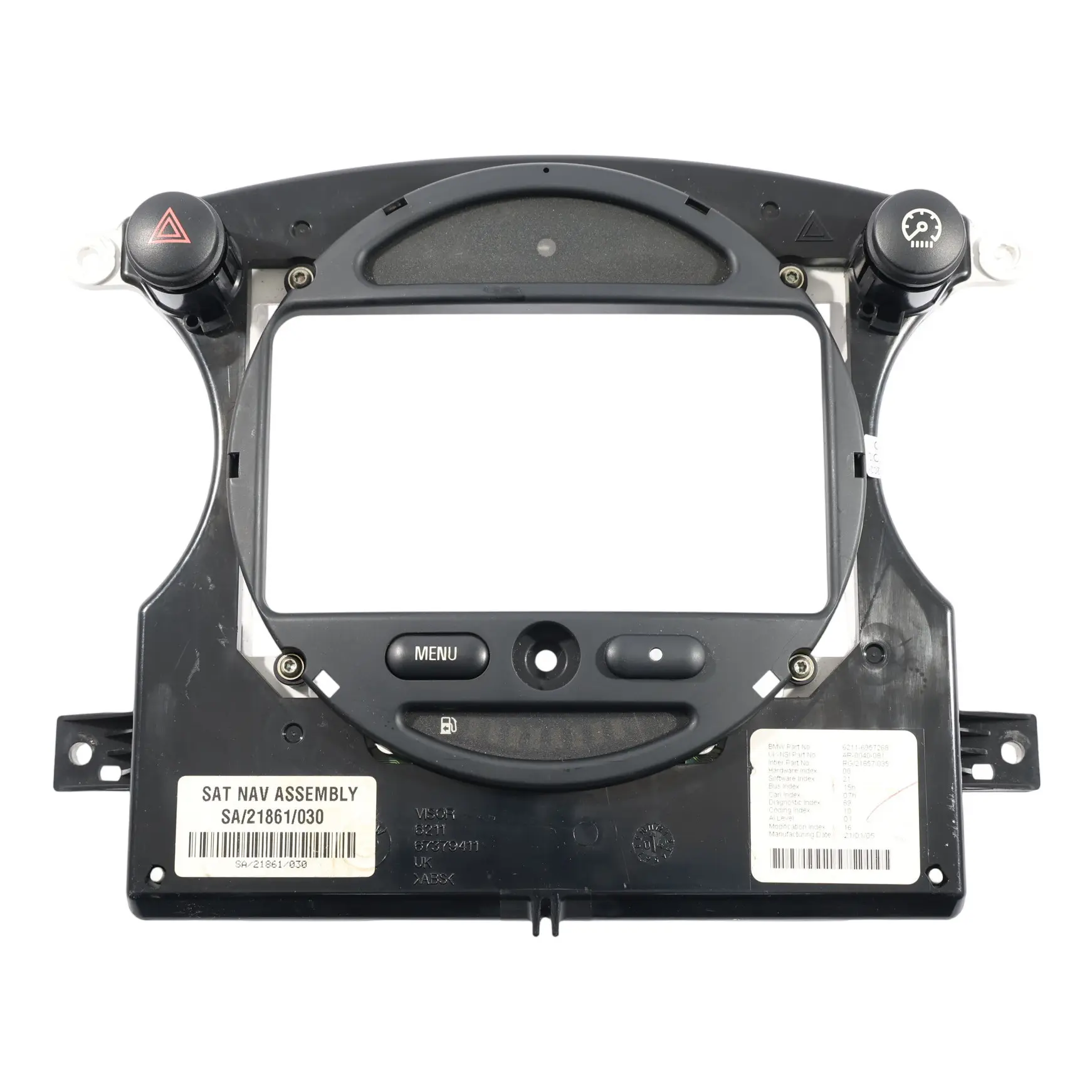 Mini R50 R52 R53 Sat Nav GPS Dashboard Display Head Unit Frame Cover 6957268