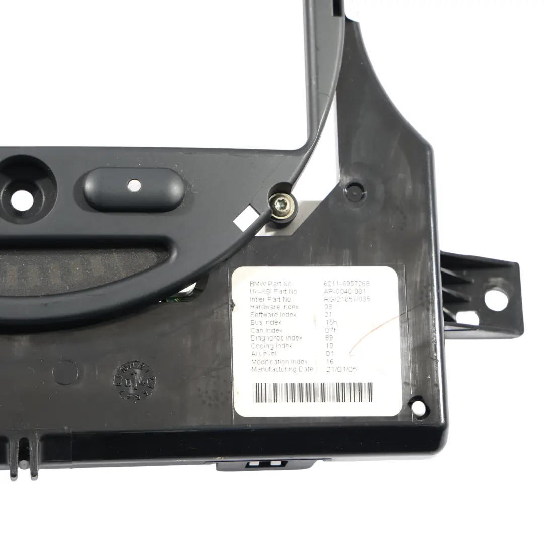 Unidad Principal Pantalla Tablero Navegador GPS para Mini R50 R52 R53 Marco con número de pieza 6957268 Mini R50 R52 R53 Marco Unidad Principal Pantalla Tablero Navegador GPS - SKU 6957268-2 - Número de pieza 6957268