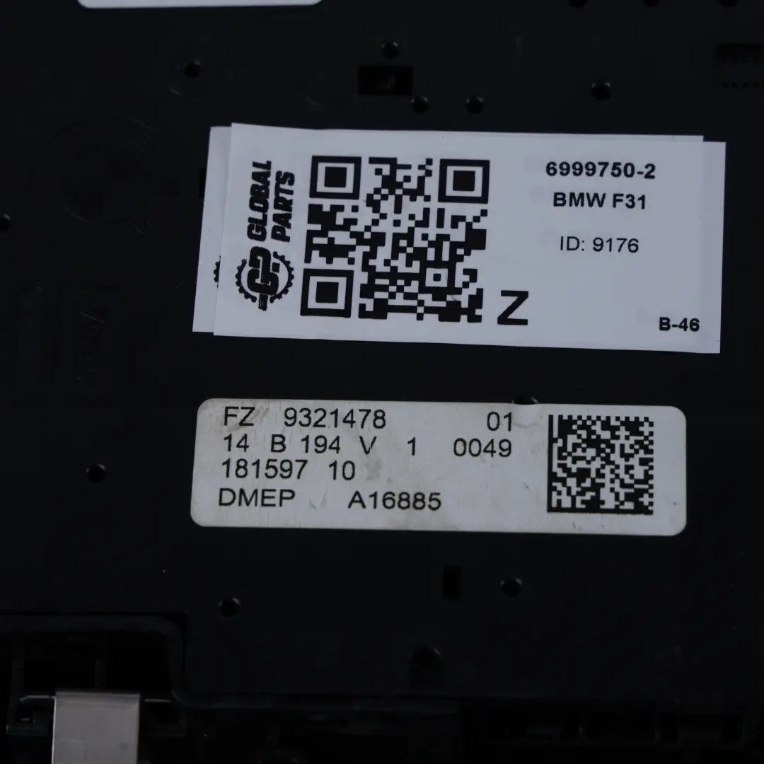  Dach-Innenraum-Schalter BMW F31 F34 Mitte Funktion Schalttafel - SKU 6999750-2 - Teilenummer 6999750