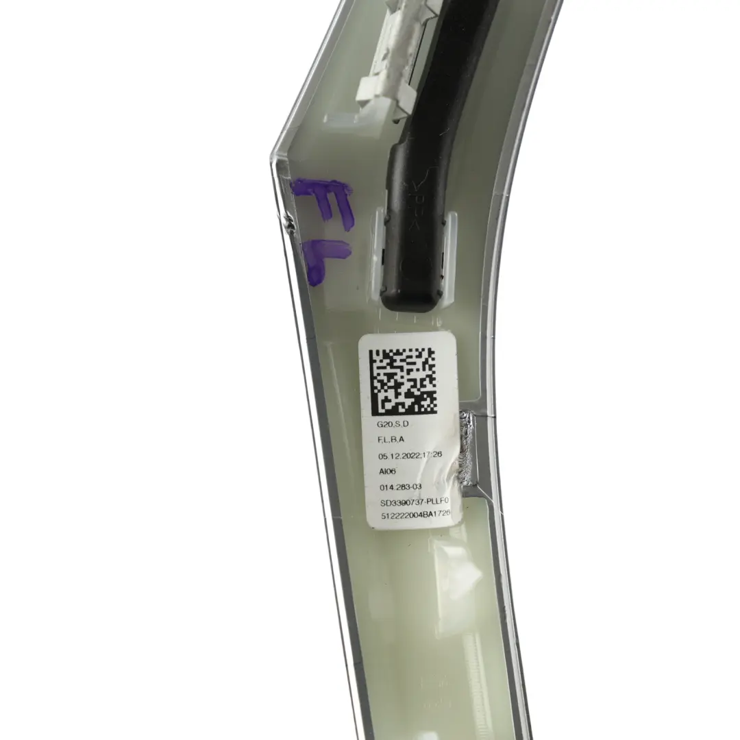 Door Light Guide Contour Line Front Left N/S to BMW 3 G20 G21 LCI with Part number 6999929 BMW 3 G20 G21 LCI Door Light Guide Contour Line Front Left N/S - SKU 6999929 - Part number 6999929