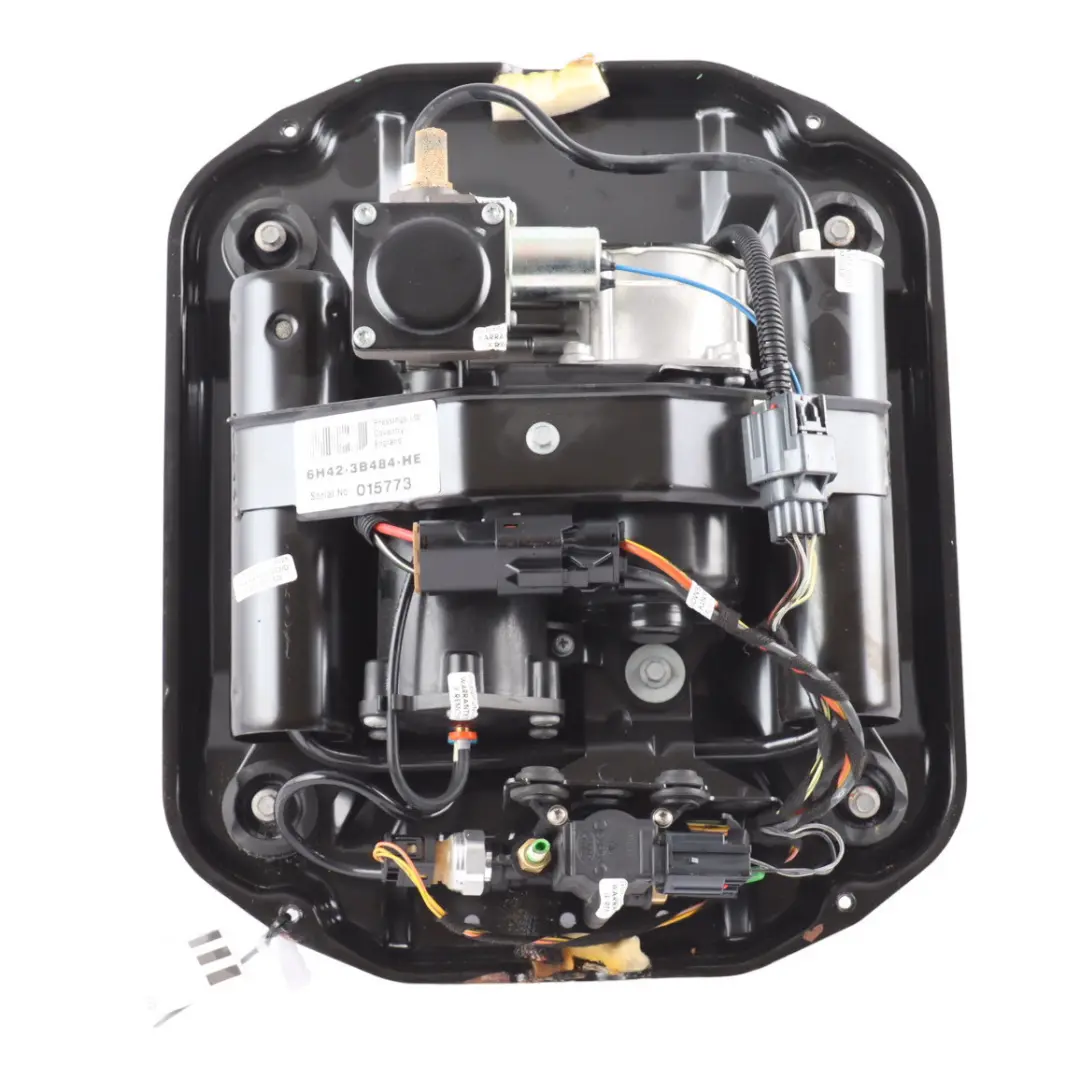 Suspension Compressor Pump Unit to Land Range Rover L322 Air with Part number 6H42-3B484-HE Land Range Rover L322 Air Suspension Compressor Pump Unit - SKU 6H42-3B484-HE - Part number 6H42-3B484-HE