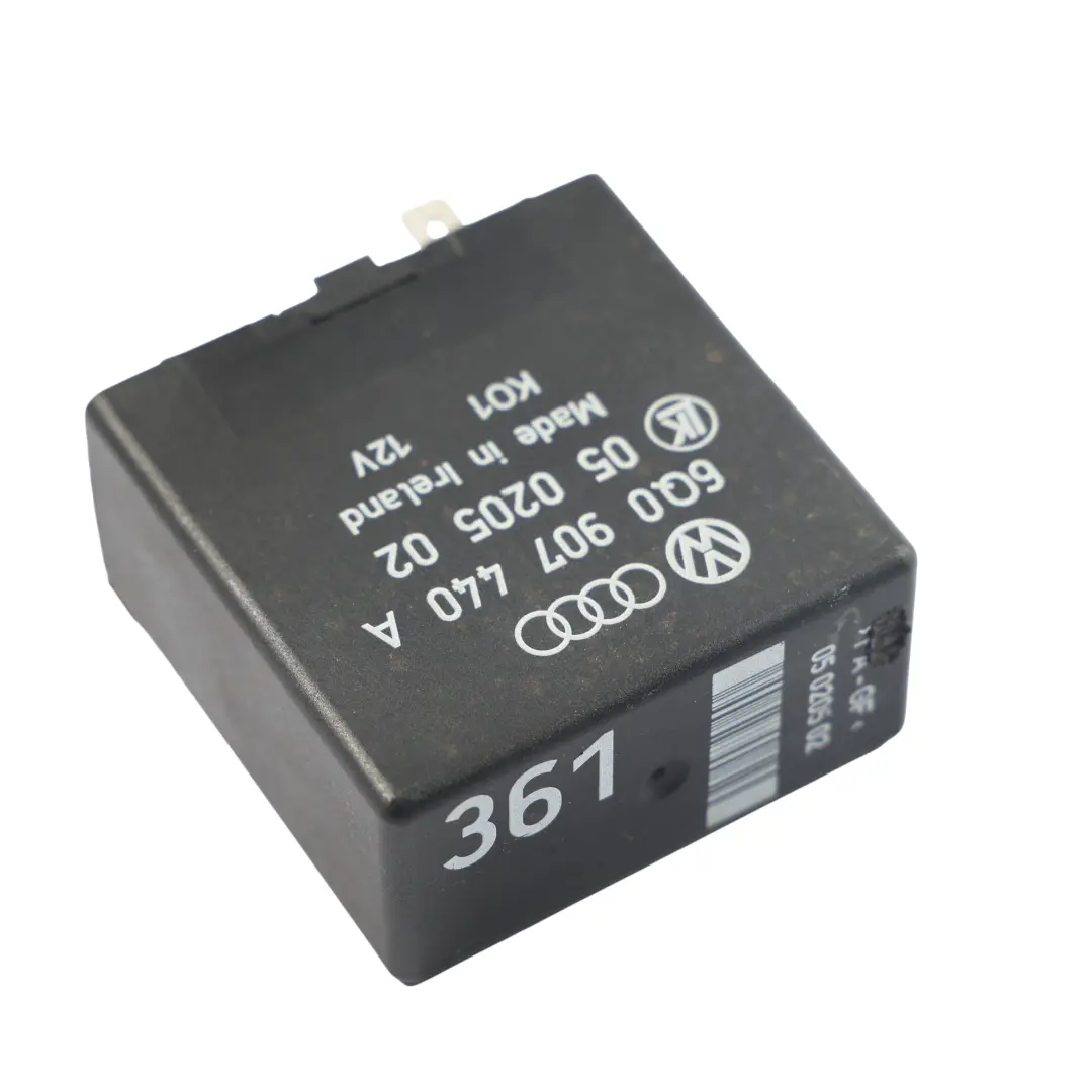 Volkswagen Transporter T5 Schwarz Relais Steuergerät 6 Pin 12V 361 - SKU 6Q0907440A - Teilenummer 6Q0907440A