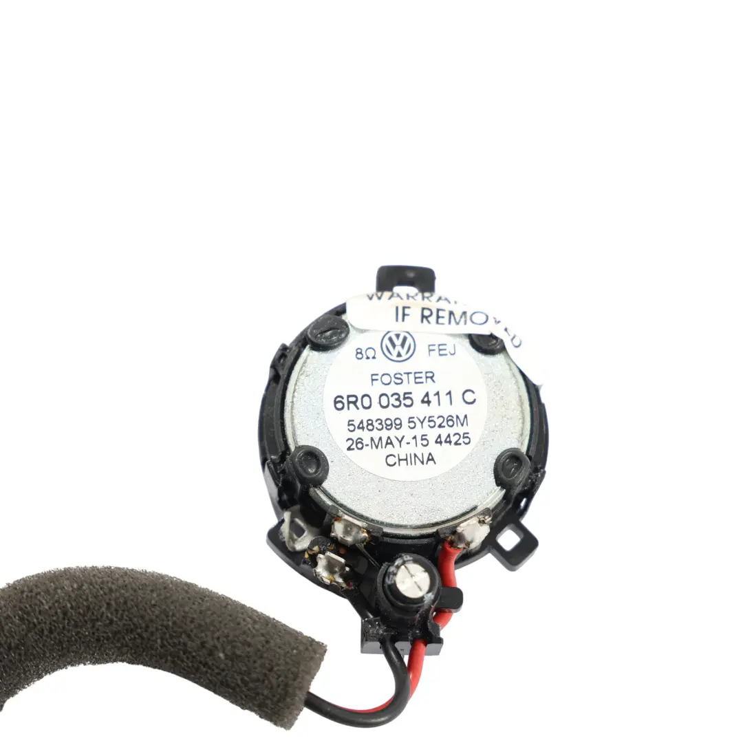 VW Volkswagen Polo 6R Front A Säule Lautsprecher Audioeinheit - SKU 6R0035411C - Teilenummer 6R0035411C