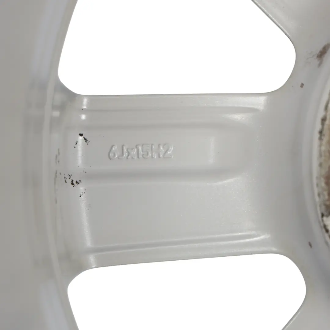 VW Volkswagen Polo 6R Mk5 Argento Cerchio Lega 15" ET:40 6J - SKU 6R0601025L-2 - Numero di parte 6R0601025L