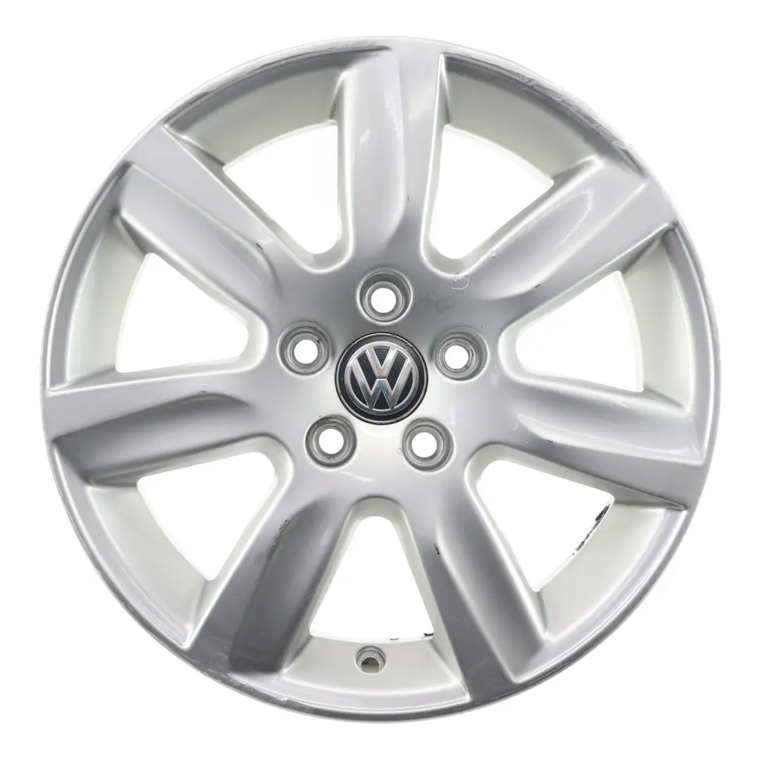 VW Volkswagen Polo 6R Mk5 Silver Wheel Alloy Rim 15" ET:40 6J - SKU 6R0601025L-3 - Part number 6R0601025L