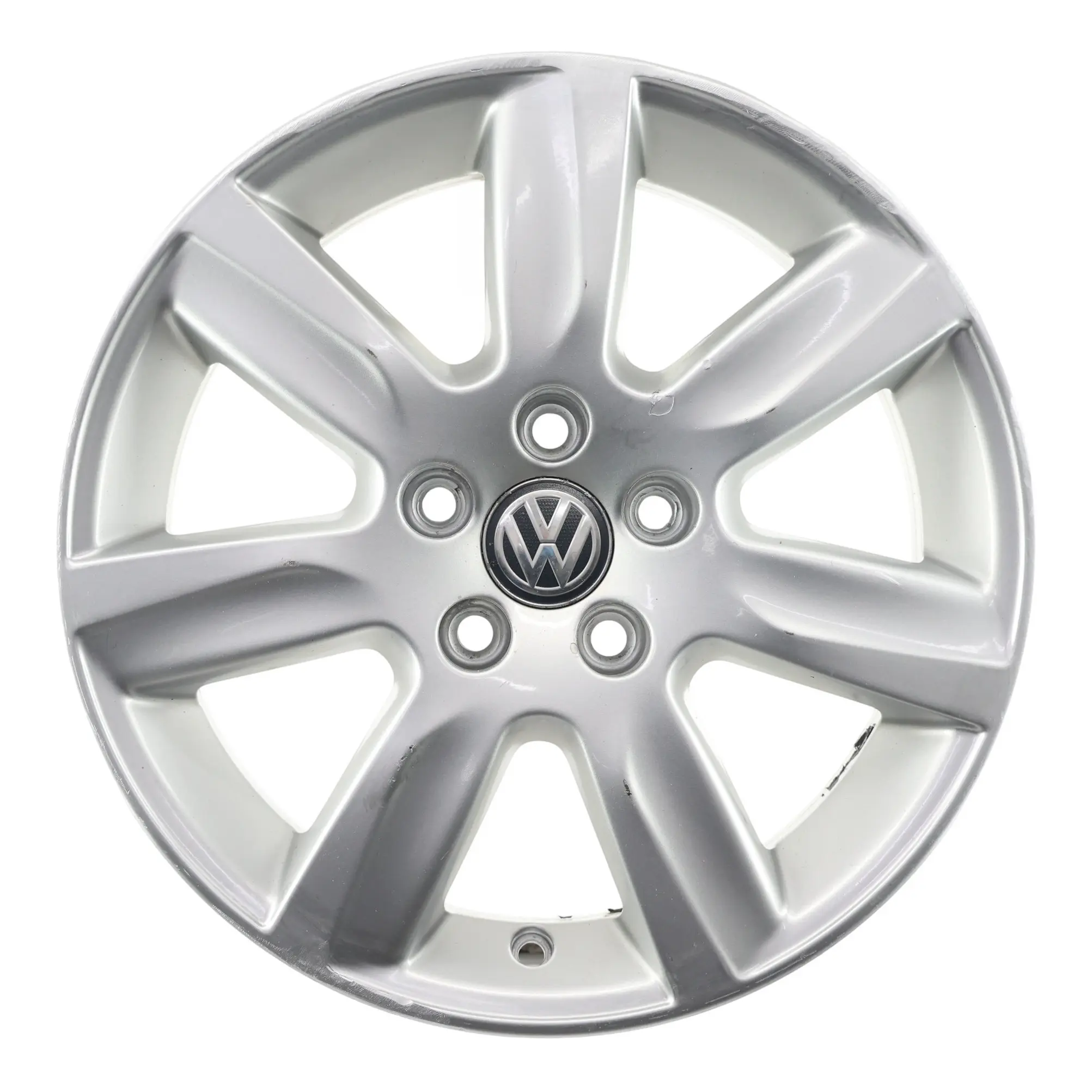 VW Volkswagen Polo 6R Mk5 Silver Wheel Alloy Rim 15" ET:40 6J 6R0601025L