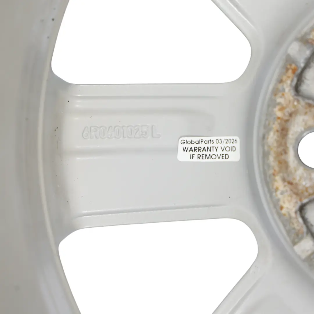 VW Volkswagen Polo 6R Mk5 Silver Wheel Alloy Rim 15" ET:40 6J - SKU 6R0601025L-3 - Part number 6R0601025L