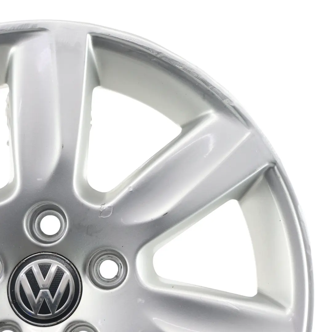 VW Volkswagen Polo 6R Mk5 Silver Wheel Alloy Rim 15" ET:40 6J - SKU 6R0601025L-3 - Part number 6R0601025L