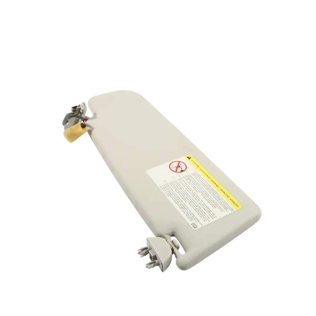 Sonnenblende Vorne Links Grau Beleuchteter Spiegel für Volkswagen Polo 6R mit Teilenummer 6R0857551A Volkswagen Polo 6R Sonnenblende Vorne Links Grau Beleuchteter Spiegel - SKU 6R0857551A-2 - Teilenummer 6R0857551A