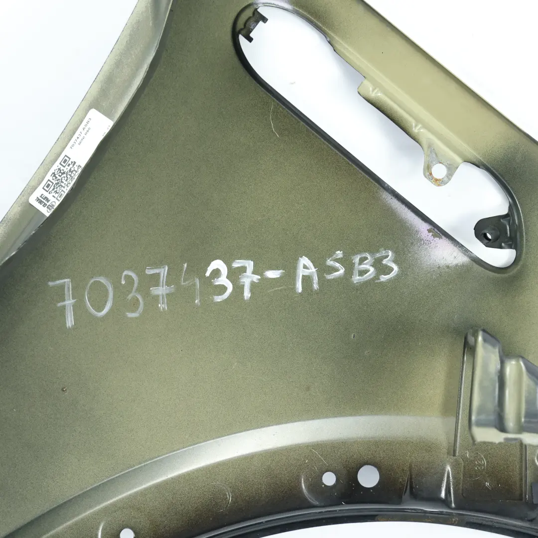 Mini R50 R52 R53 Pannello Alare Anteriore Sinistro Laterale Astro Black - A25 - SKU 7037437-ASB3 - Numero di parte 7037437