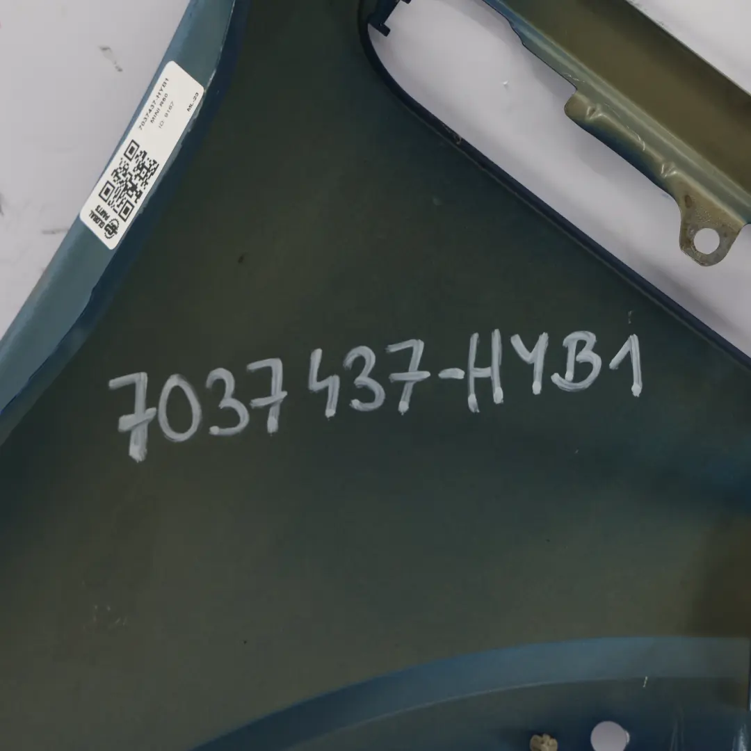 Mini R50 R52 R53 Parafango Anteriore Sinistro Hyper Blue Metallic - A28 - SKU 7037437-HYB1 - Numero di parte 7037437