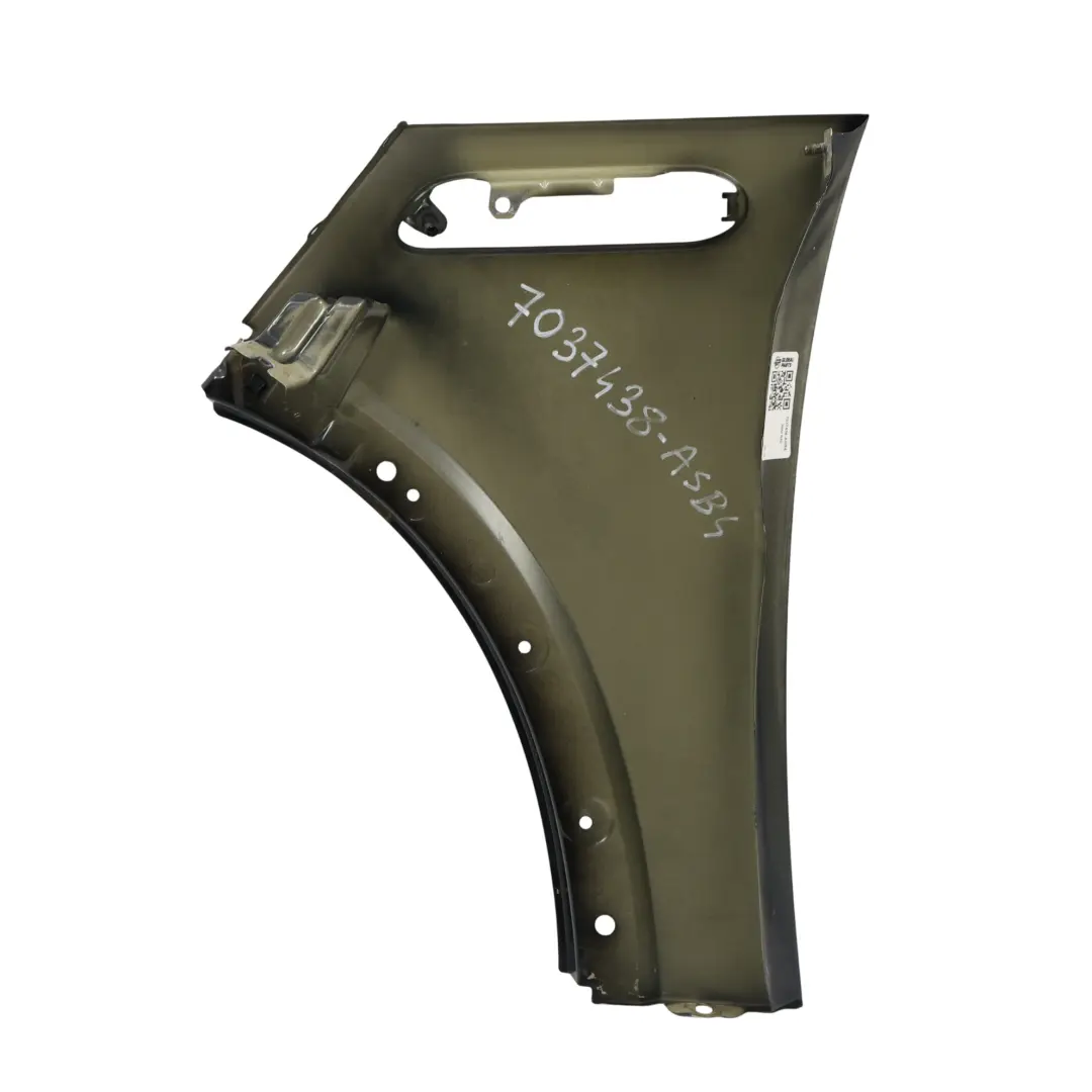 Guardabarros Negro Astro A25 Delantero Derecho para Mini R50 R53 con número de pieza 7037438 Mini R50 R53 Guardabarros Negro Astro A25 Delantero Derecho - SKU 7037438-ASB4 - Número de pieza 7037438