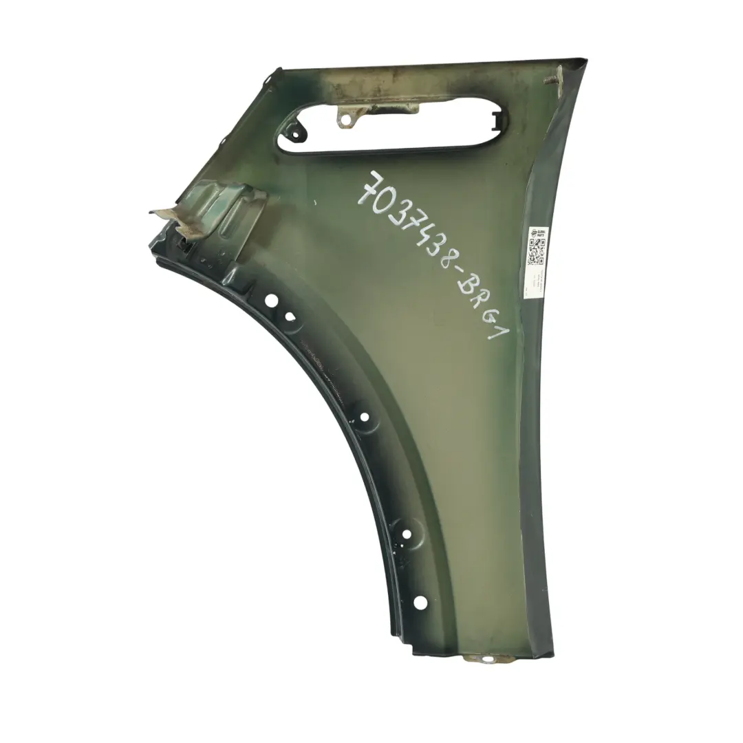 Pannello Parafango Anteriore Destro British Racing Green - 895 per Mini R50 R52 con numero di parte 7037438 Mini R50 R52 Pannello Parafango Anteriore Destro British Racing Green - 895 - SKU 7037438-BRG1 - Numero di parte 7037438