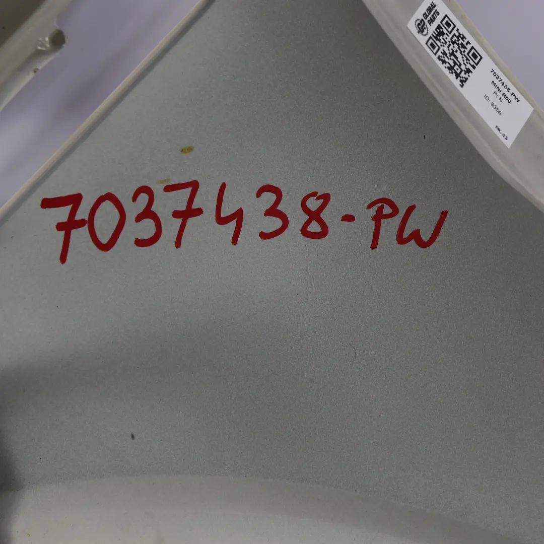 Mini R50 R53 Side Panel Front Right O/S Side Fender Wing Pepper White - 850 - SKU 7037438-PW - Part number 7037438