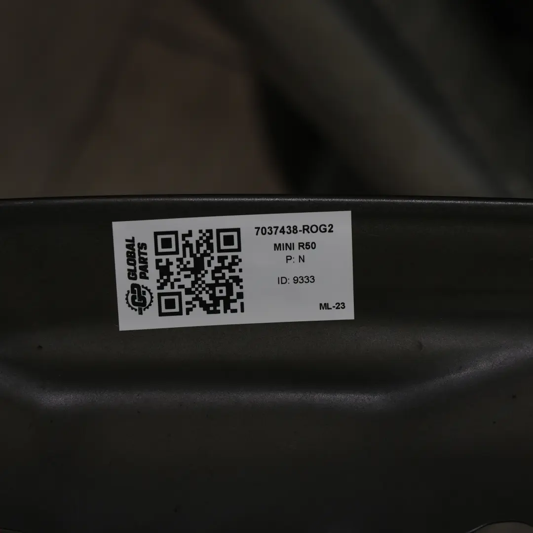 Mini R50 Front Right O/S Side Panel Fender Wing Royal Grey Metallic - A48 - SKU 7037438-ROG2 - Part number 7037438