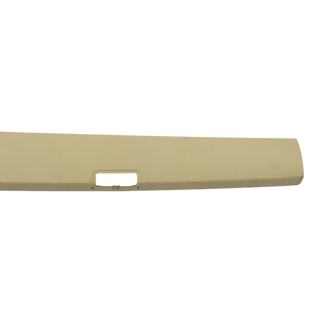 Decoración Tira Recubrimiento Ventana Trasera Beige para BMW Serie 7 E65 E66 con número de pieza 7044725 BMW Serie 7 E65 E66 Decoración Tira Recubrimiento Ventana Trasera Beige - SKU 7044725-1 - Número de pieza 7044725