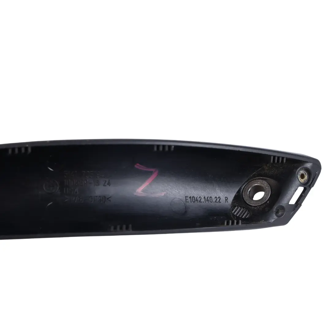 Interior Door Pull Handle Cover Trim Right O/S Black to BMW Z4 E85 E86 with Part number 7051942 BMW Z4 E85 E86 Interior Door Pull Handle Cover Trim Right O/S Black - SKU 7051942 - Part number 7051942