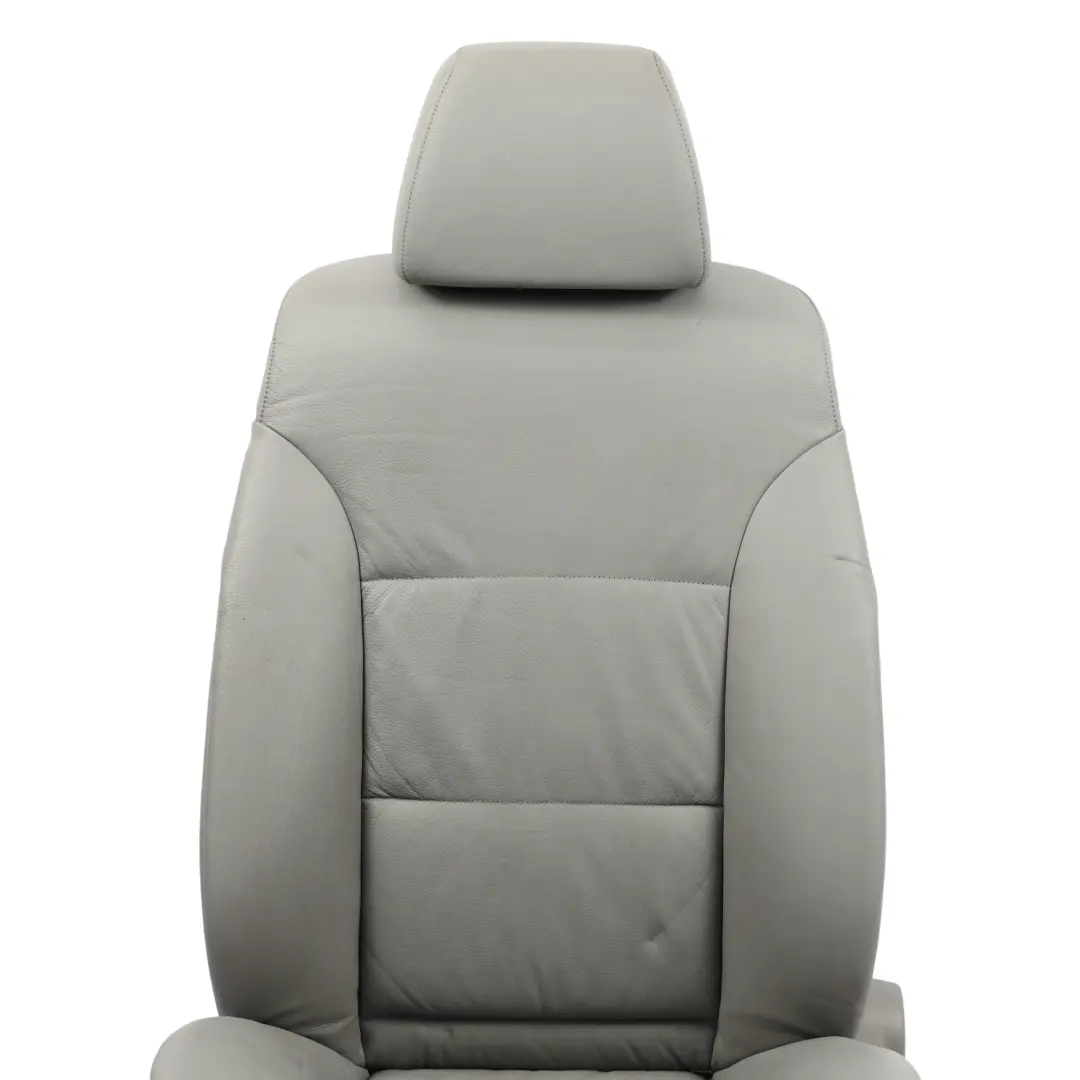 Siège Avant Gauche En Cuir Gris Dakota pour BMW E60 E61 à propos du numéro de pièce 7076665 BMW E60 E61 Siège Avant Gauche En Cuir Gris Dakota - SKU 7076665-2 - Numéro de pièce 7076665