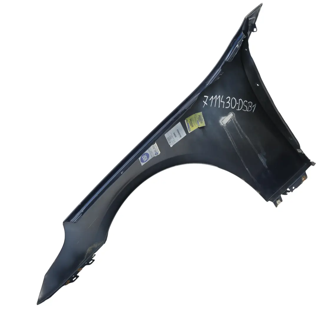  Wing Panel BMW E60 E61 Front Right O/S Side Fender Tiefseeblau Blue - A76 - SKU 7111430-DSB1 - Part number 7111430